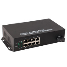 8-Port-LWL-Schalter Gigabit-Ethernet-Switch Dual-Faser-SC-FC St-Faser-Anschluss für die Option